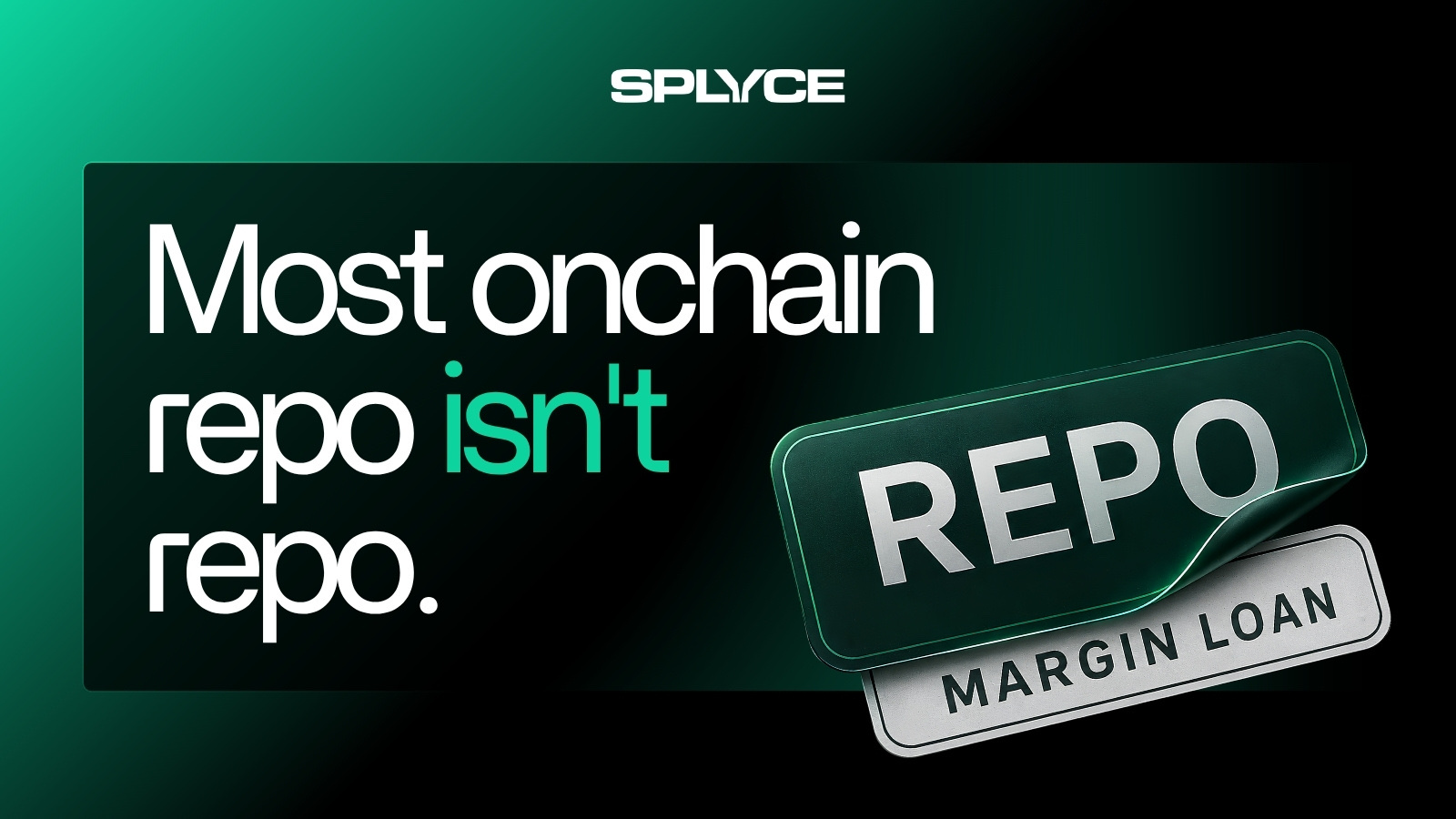 What onchain repo actually is